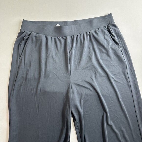 Fabletics‎ Women's Plus Size 1X Gray Go-To Wide Leg Fleece Sweatpants Wide Leg - Picture 4 of 8